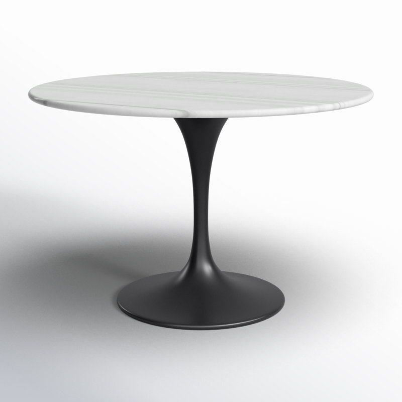 Austri Round Solid Wood Base Dining Table