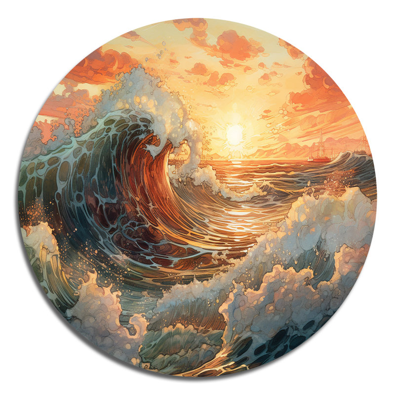 Ramet Swallowing Wave I, H 23 po x l 23 po x P 1 po