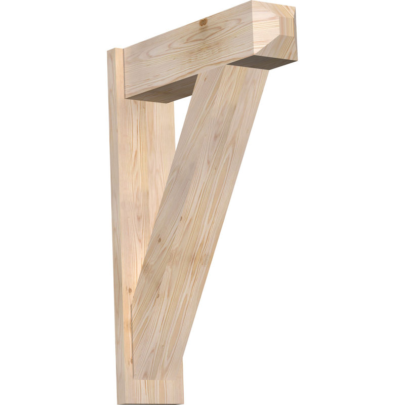 Artisan traditionnel en bois rustique, P 26 po x H 38 po, Sapin Douglas de 7 1/2 po (lisse)