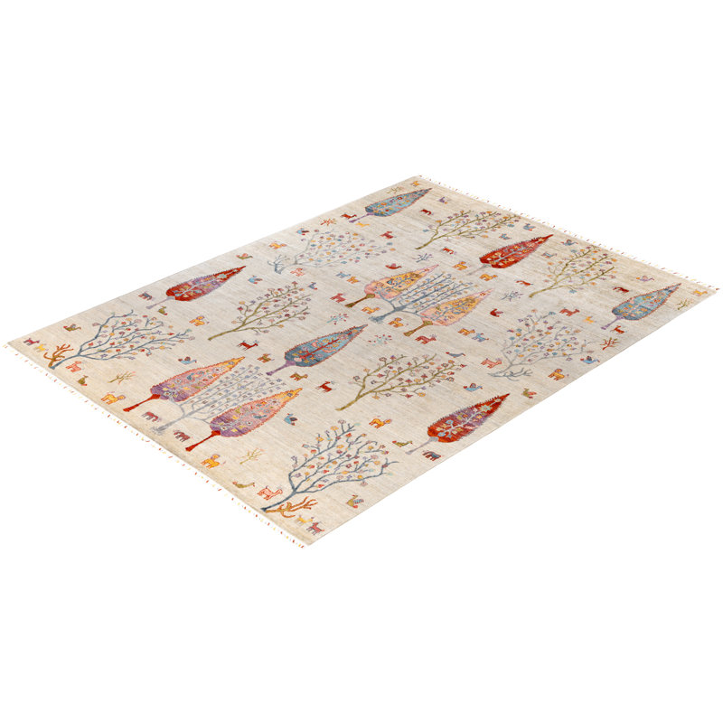 One-of-a-Kind Rectangle 8'8" X 11'8" Hand Knotted Area Rug