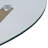 39.4" Round Glass Top Metal Base Dining Table-391635118