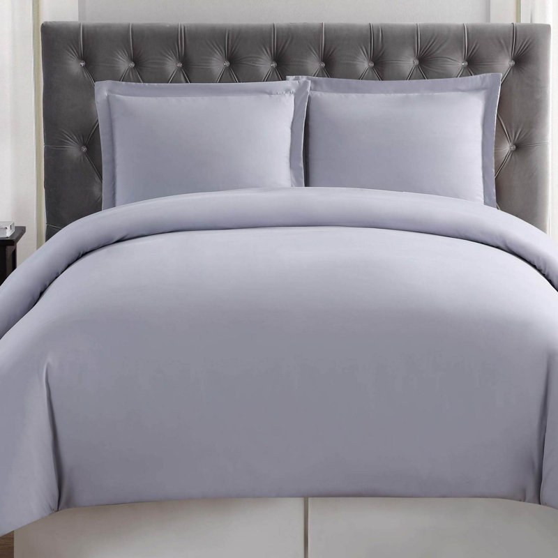 Ensemble de housse de couette Everyday, Housse de couette double / grand + 2 taies décora, Lavande