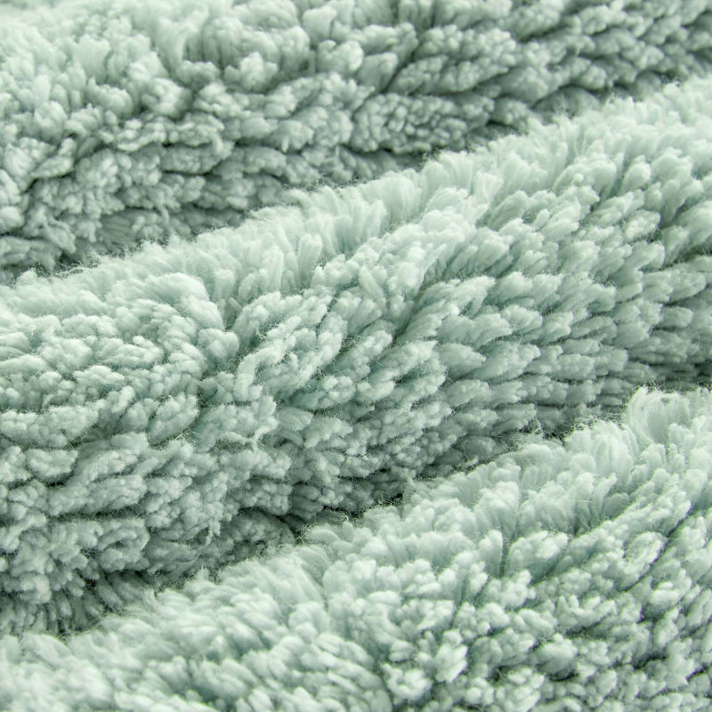 1 tapis de bain réversible 100% coton touffeté 3000 g / m², L 60 po x l 24 po, Vert