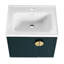24 Inch Wall Mounted Bathroom Cabinet With Ceramic Sink, For Compact Bathrooms, Soft Close Door & Terrible Metal Handles 24" Vanity Petite-699737378-699737379-699737376