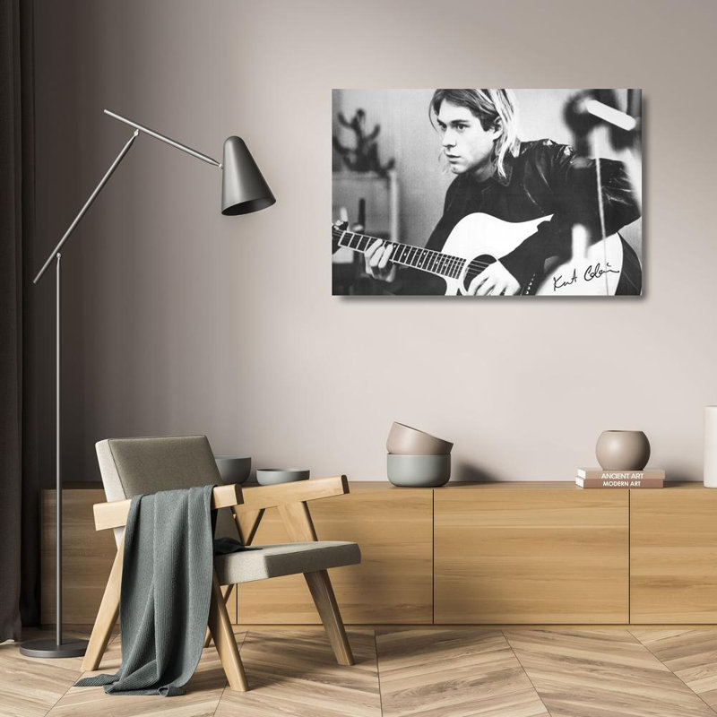 Kurt Cobain (guitare), H 16 po x l 24 po