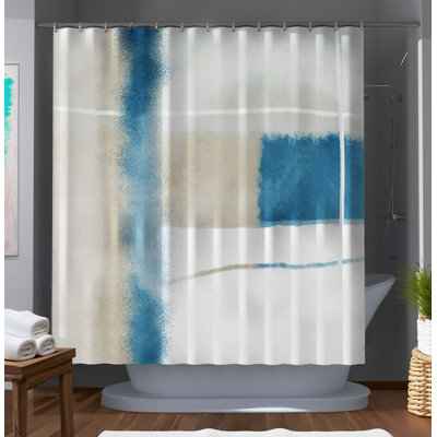 Capree Abstract Shower Curtain