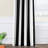Clairsville Room Darkening Curtains for Living Room Bedroom Striped Curtain Large Window Single Panel Drapes-1293196073