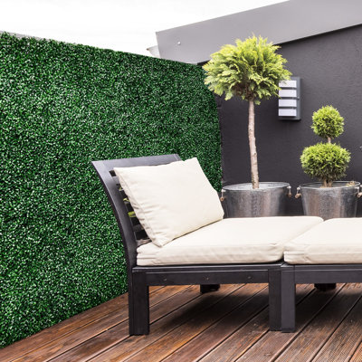 20"X20" Artificial Grass Wall Panels For Indoor Backdrops 20" X Greenery - Outdoor Decor