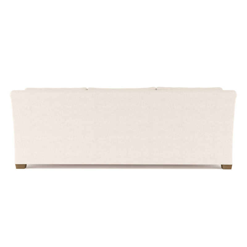 Canapé Thompson, Velours moelleux albâtre, H 32 po x l 120 po x P 46 po, Naturel