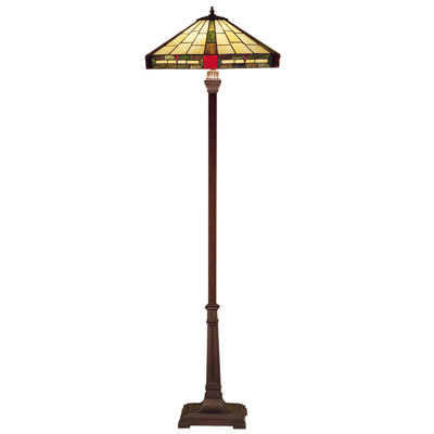 Meyda Tiffany & Stained Glass 65'' Bronze Traditional Floor Lamp