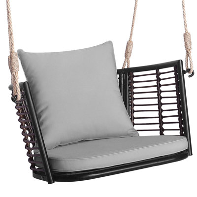 Chaise de hamac pivotante avec coussin de siège Arlmont & Co.