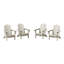 Chaise Adirondack pliante Laguna HDPE-805245857