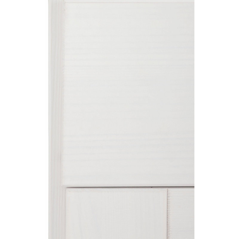 Edgarton 100cm Single Bathroom Vanity Base Only, White/Honey