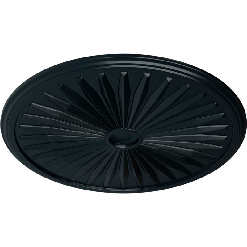 Médaillon de plafond de 33 1/8 po x 3 1/2 po x P 1 3/8 po (convient aux auvents jusqu'à 5 po), Belladone