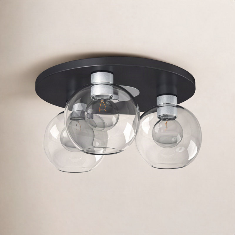 Davian Glass Flush Mount