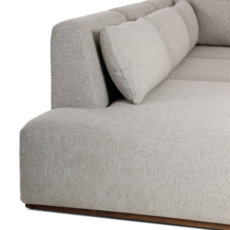 Adler Outdoor 5 - Seat Patio Sectional, Right Hand Facing