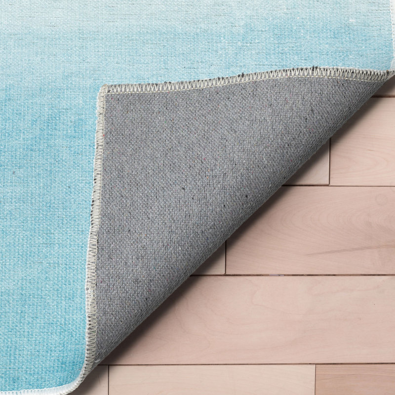 Asusena Kids Rugs Nightfall Modern Blue Area Rug, Rectangle 3'3" x 5'