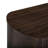 Modern Solid Wood 2-Drawer Nightstand with Elevated Metal Base and Smooth-Glide Storage-2127679142