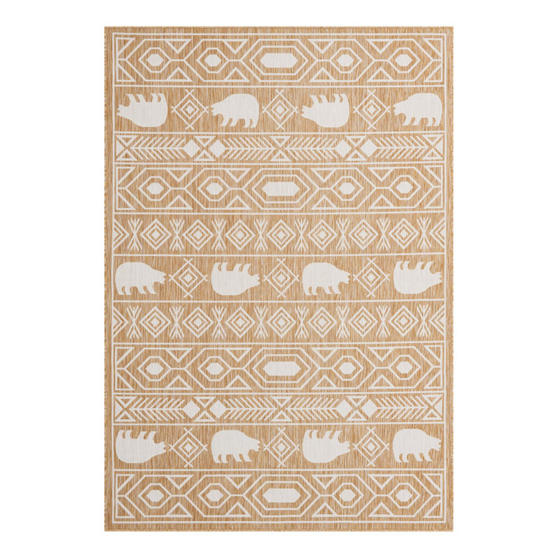 Amasya Marcion Indoor/Outdoor Area Rug, Rectangle 6'1" x 9'