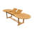 Hidalgo Extendable Oval Teak Outdoor Dining Table