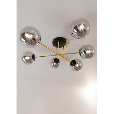 Wodome 6 - Light Dome Chandelier