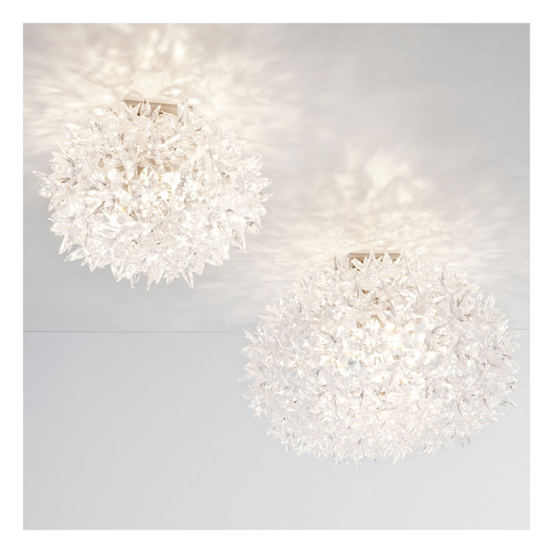 Bloom 3 - Light Flush Mounted Sconce, Crystal