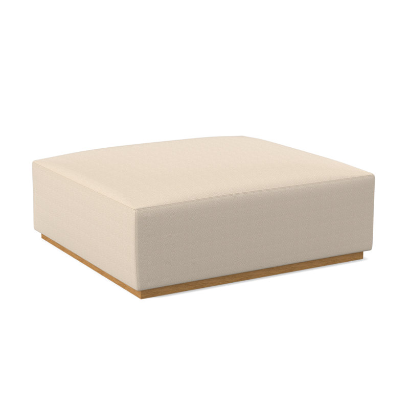 Repose-pieds Club, Ambre, Filigrane ivoire 100% polyester