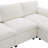 86.5'' Chenille Modular Sectional Sofa With Storage Pockets-1741565771