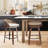 Leeana Swivel Linen Stools-1829627767-1829627764