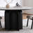 Simple and Retro Designed Black Dining Table