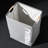 Foldable Laundry Hamper With Wooden Handles - Large Capacity Cotton Linen Storage Basket For Clothes, Toys, And Bathroom Organization-1252852627
