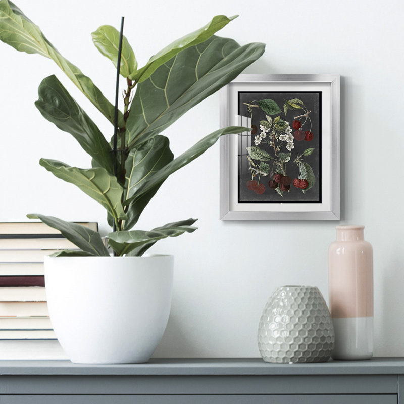 " Spring Step II ", White, Silver Framed Paper