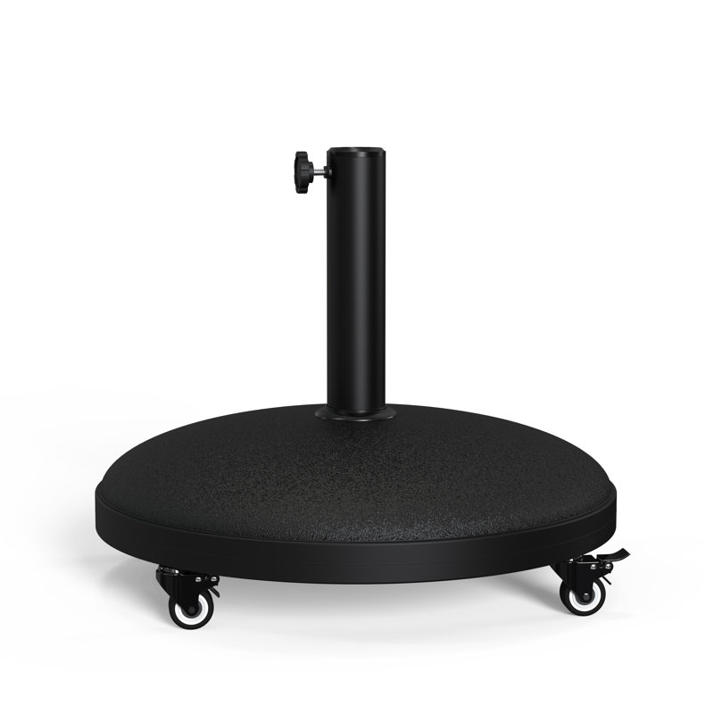 Bunkley 55 Lb. Concrete Free Standing Umbrella Base with Wheels