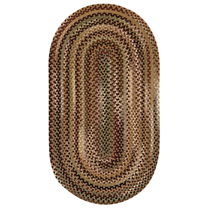 Fort Lupton Wool Indoor Rug, Oval 4' x 6'