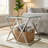 Lorden Glass Top End Table
