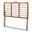 Tête de lit double Red Barrel Studio® de style Mid-Century - couleur noyer cendré-1518780465