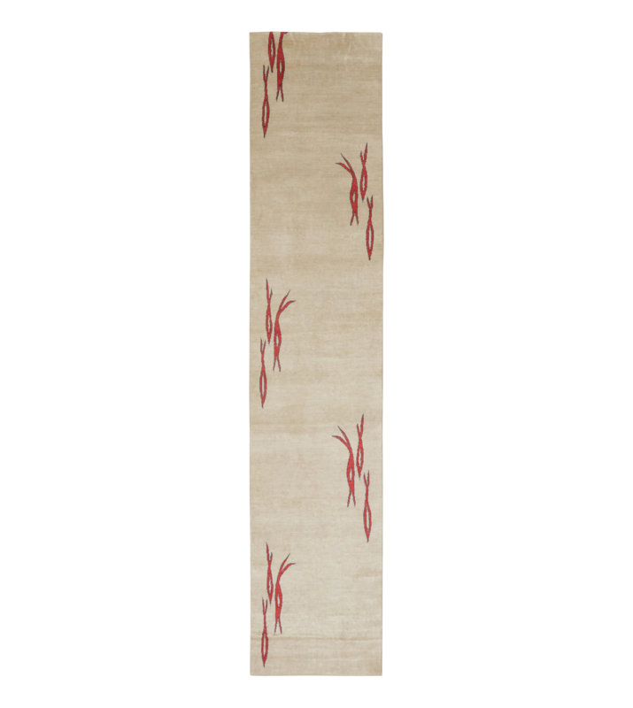 Flatweave Wool Geometric Area Rug