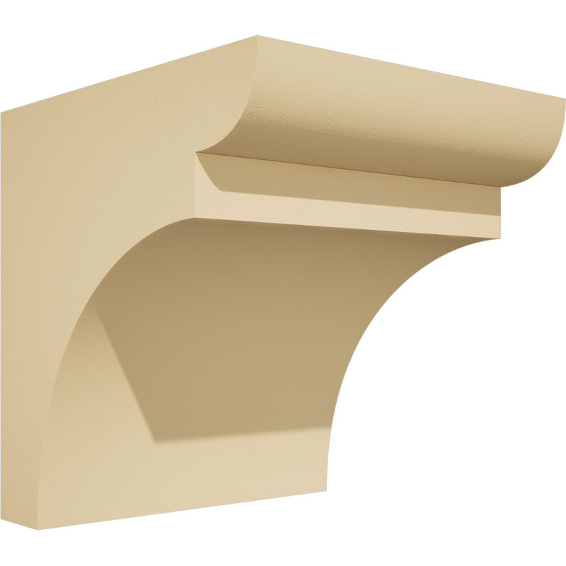 Corbeau en uréthane Yorktown Signature, brun clair apprêté, H 6 po x l 5,5 po x P 6 po