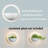 Modern Round LED Wall Sconce White Moon Shaped 9W 4000K