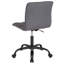 Home and Office Armless Task Office Chair with Tufted Back/Seat-287554178