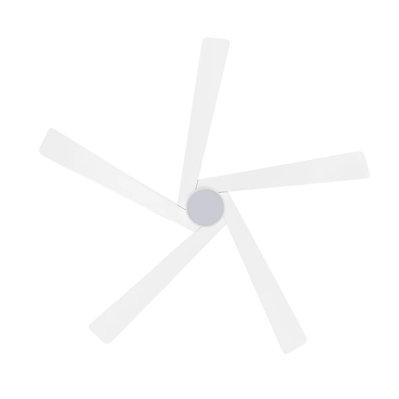 Ventilateur de plafond d'intérieur à 4 pales de 54 pouces avec télécommande Avagail, Blanc, L 54 po x H 8,9 po, Blanc