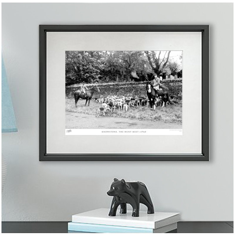 Knowstone, The Hunt Meet C1960 by Francis Frith - Single Picture Frame Print, 60cm H x 80cm W x 2.3cm D