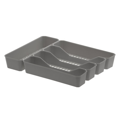 Joellen 2" H x 10" W x 13.5" D Flatware & Kitchen Utensils Drawer Organizer