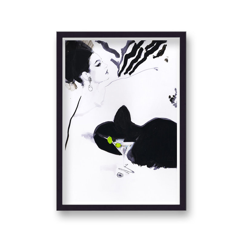 David Downton Absolut Campaign Couture 1 - Single Picture Frame Print
