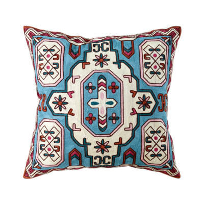 Hajra Embroidered Cotton Throw Pillow