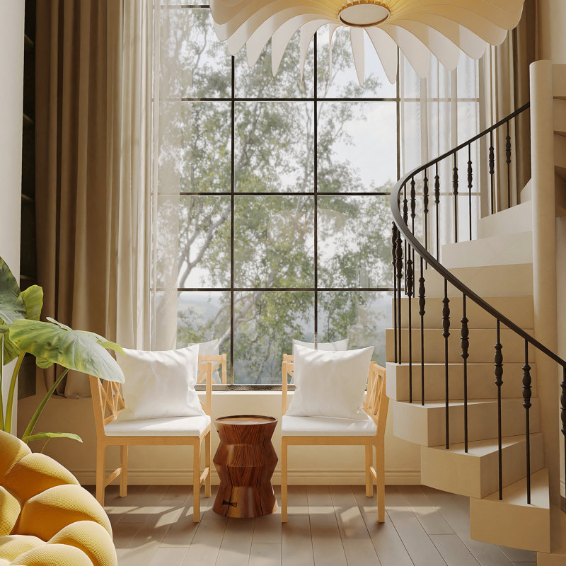 Ensemble de chaises de coin Farmhouse