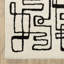 Tapis beige / noir moderne Hennings-516678583