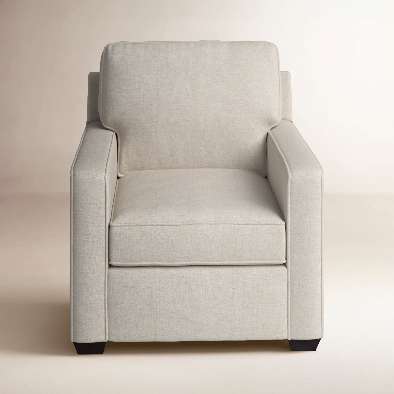 Taylor Upholstered Armchair, Nomad Snow Crypton® Chenille