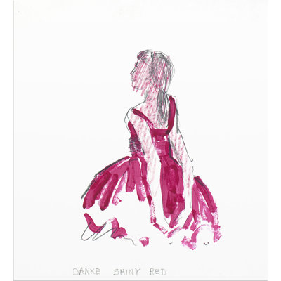 Nail Polish Series: Danke Shiny Red Print