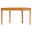 Grande console en demi-lune en bois véritable moderne et contemporain